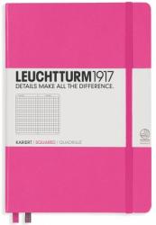 LEUCHTTURM1917 Caiet cu elastic A5, 125 file, matematica, Leuchtturm1917 roz LT348110