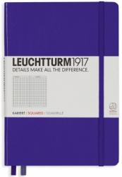 LEUCHTTURM1917 Caiet cu elastic A5, 125 file, matematica, Leuchtturm1917 violet LT346686