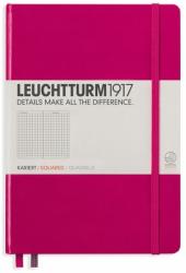 LEUCHTTURM1917 Caiet cu elastic A5, 125 file, matematica, Leuchtturm1917 magenta LT344808