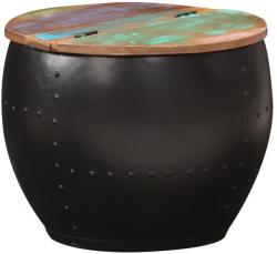 vidaXL Măsuță de cafea, 53 x 43 cm, lemn masiv reciclat (287483) Masa de cafea