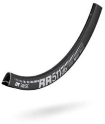 DT Swiss RR511 Disc országúti felni (622x21, 5/16, 5 mm), 24H, tárcsafékes, 490g, fekete
