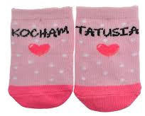  Yo! Baby pamut zokni 3-6hó - rózsaszín mintás/szíves - babyshopkaposvar