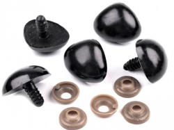  Fekete biztonsági orr 14x22 mm