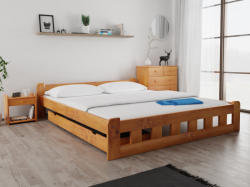  Pat inalt Naomi 180x200 cm, arin Saltele: Cu saltele Coco Maxi 20 cm, Somiera pat: Cu lamele curbate