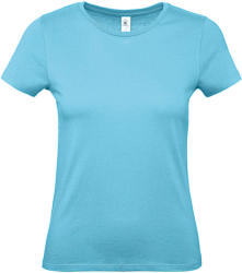 B and C Csomag akciós póló (minimum 5 db) Női rövid ujjú póló B&C #E150 /women T-Shirt -XS, Türkizkék
