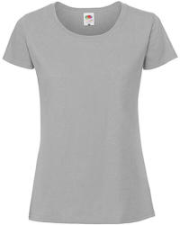 Fruit of the Loom Csomag akciós póló (minimum 5 db) Női póló Rövid ujjú Fruit of the Loom Lady-Fit Ringspun Premium T - XS, Cink