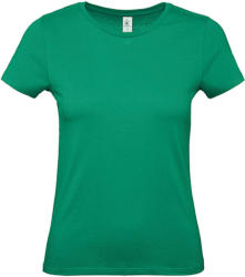 B and C Csomag akciós póló (minimum 5 db) Női rövid ujjú póló B&C #E150 /women T-Shirt -S, Kelly zöld