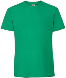 Fruit of the Loom Csomag akciós póló (minimum 5 db) Férfi póló Rövid ujjú Fruit of the Loom Ringspun Premium T - 3XL, Kelly zöld