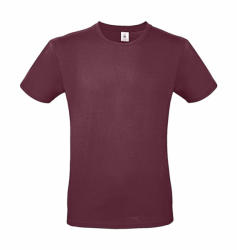 B and C Csomag akciós póló (minimum 5 db) Férfi rövid ujjú póló B&C #E150 T-Shirt -L, Burgundi vörös