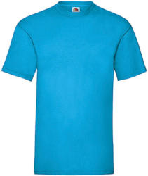 Fruit of the Loom Csomag akciós póló (minimum 5 db) Férfi póló Rövid ujjú Fruit of the Loom Valueweight Tee - L , Azur kék