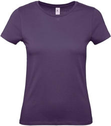 B and C Csomag akciós póló (minimum 5 db) Női rövid ujjú póló B&C #E150 /women T-Shirt -2XL, Városi lila