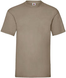 Fruit of the Loom Csomag akciós póló (minimum 5 db) Férfi póló Rövid ujjú Fruit of the Loom Valueweight Tee - XL , Khaki