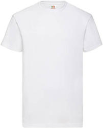Fruit of the Loom Csomag akciós póló (minimum 5 db) Férfi póló Rövid ujjú Fruit of the Loom Valueweight Tee - L , Fehér