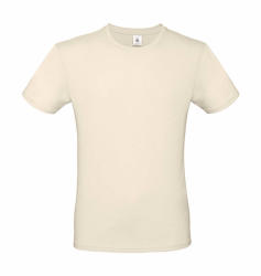 B and C Csomag akciós póló (minimum 5 db) Férfi rövid ujjú póló B&C #E150 T-Shirt -3XL, Naturál