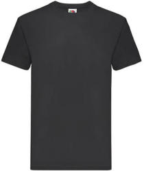 Fruit of the Loom Csomag akciós póló (minimum 5 db) Uniszex póló Rövid ujjú Fruit of the Loom Super Premium Tee - 3XL, Fekete