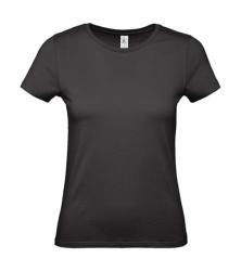 B and C Csomag akciós póló (minimum 5 db) Női rövid ujjú póló B&C #E150 /women T-Shirt -L, Fekete