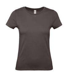 B and C Csomag akciós póló (minimum 5 db) Női rövid ujjú póló B&C #E150 /women T-Shirt -S, Barna medve
