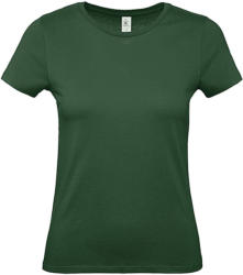 B and C Csomag akciós póló (minimum 5 db) Női rövid ujjú póló B&C #E150 /women T-Shirt -XS, Sötétzöld