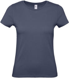 B and C Csomag akciós póló (minimum 5 db) Női rövid ujjú póló B&C #E150 /women T-Shirt -M, Farmer kék (Denim)