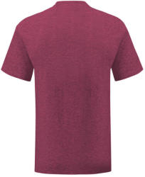 Fruit of the Loom Csomag akciós póló (minimum 5 db) Férfi rövid ujjú póló Fruit of the Loom Iconic 150 T -L, Heather Burgundi vörös