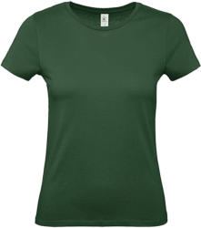 B and C Csomag akciós póló (minimum 5 db) Női rövid ujjú póló B&C #E150 /women T-Shirt -XL, Sötétzöld