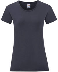 Fruit of the Loom Csomag akciós póló (minimum 5 db) Női rövid ujjú póló Fruit of the Loom Ladies' Iconic 150 T -XS, Mély sötétkék (navy)