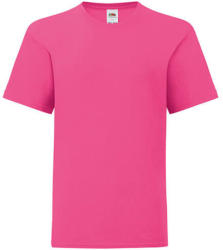 Fruit of the Loom Csomag akciós póló (minimum 5 db) Gyerek rövid ujjú póló Fruit of the Loom Kids' Iconic 150 T -140 (9-11), Fuchsia