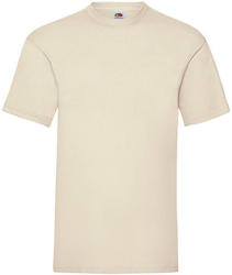 Fruit of the Loom Csomag akciós póló (minimum 5 db) Férfi póló Rövid ujjú Fruit of the Loom Valueweight Tee - S , Naturál