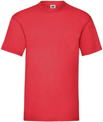 Fruit of the Loom Csomag akciós póló (minimum 5 db) Férfi póló Rövid ujjú Fruit of the Loom Valueweight Tee - 3XL , Piros