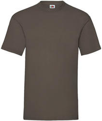 Fruit of the Loom Csomag akciós póló (minimum 5 db) Férfi póló Rövid ujjú Fruit of the Loom Valueweight Tee - 2XL , Csokoládébarna