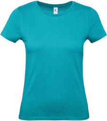 B and C Csomag akciós póló (minimum 5 db) Női rövid ujjú póló B&C #E150 /women T-Shirt -2XL, Igazi türkizkék