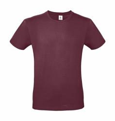 B and C Csomag akciós póló (minimum 5 db) Férfi rövid ujjú póló B&C #E150 T-Shirt -S, Burgundi vörös