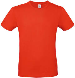 B and C Csomag akciós póló (minimum 5 db) Férfi rövid ujjú póló B&C #E150 T-Shirt -3XL, Tűzpiros