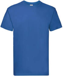 Fruit of the Loom Csomag akciós póló (minimum 5 db) Uniszex póló Rövid ujjú Fruit of the Loom Super Premium Tee - S, Királykék