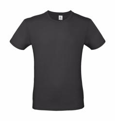 B and C Csomag akciós póló (minimum 5 db) Férfi rövid ujjú póló B&C #E150 T-Shirt -M, Teljesen fekete