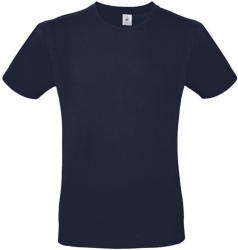 B and C Csomag akciós póló (minimum 5 db) Férfi rövid ujjú póló B&C #E150 T-Shirt -XL, Sötétkék (navy)