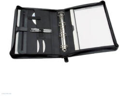 ALASSIO Konferenciamappa A/4 ALASSIO RIMINI bőrhatású fekete