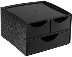 CEP Irattároló doboz, CEP Build A Box, 3 fiókos, fekete, 1-21 F (?1001211011)