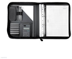 ALASSIO Konferenciamappa A/4 ALASSIO "PORTO" bőrhatású fekete