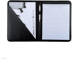 ALASSIO Konferenciamappa A/4 ALASSIO "SAVONA" bőrhatású fekete