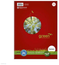 URSUS Spirálfüzet Ursus Green Collegeblock, A/5, kockás, 160 lap
