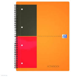 OXFORD Spirálfüzet Oxford Activebook, A/4, vonalas, 80 lap