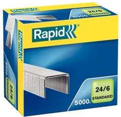 RAPID Capse Rapid Standard, 24/6, 2-20 coli, 5000 buc/cutie (RA-24859800) - birotica-asp
