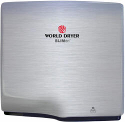World Dryer L-973 WORLD DRYER SLIMdri automata kézszárító, r. m. acél, selyem, 950 W, 10-12 mp, 83 dB (GCMSLXS)