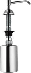 Green Clean Mosdópultba süllyesztett pumpás szappanadagoló, krómozott fejjel, 0, 5L r. m. acél tartállyal, L=150mm hajlított csőrrel (GCJ3ES-6)
