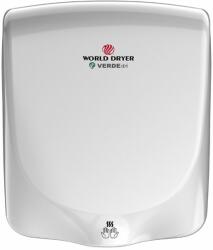 World Dryer Q-974A2 WORLD DRYER VERDEdri villámgyors kézszárító zajszint csökkentővel, alumínium, fehér, 950W, 12mp, 69dB SILENT (GCMVDB)