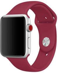 4wrist Curea de silicon pentru Apple Watch - burgundy 42/44/45 mm - S/M