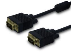 SAVIO D-Sub (VGA) apa - D-Sub (VGA) apa kábel 1.8m Fekete (CL-29)