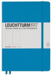LEUCHTTURM1917 Caiet cu elastic A5, 125 file, velin, Leuchtturm1917 albastru azur LT346696