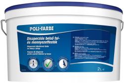 Poli-Farbe Kft Poli-Farbe beltéri diszperziós fal- és mennyezetfesték - Fehér, 2 l